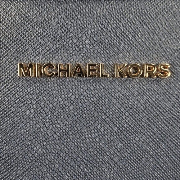MICHAEL KORS LEATHER LOGO Navy Sady Large Tote Bag IM-1904 F19 35T7GD4T7L 406 - Picture 14 of 16
